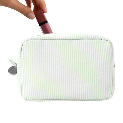 Ruwshuuk Makeup Bag Organizer,Große Kosmetiktasche Mit Übersichtlichem Innenraum - Ästhetische Tragbare Reise Etui Reißverschlussbeutel Für Damen Fitnessstudio Ruwshuuk Makeup Bag Organizer,Große Kosmetiktasche Mit Übersichtlichem Innenraum - Ästhetische Tragbare Reise Etui Reißverschlussbeutel Für Damen Fitnessstudio von Ruwshuuk
