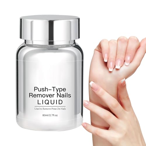 Ruwshuuk Nagelkleber Entferner Für Press On Nägel - Kleberentferner Für Künstliche Nägel,Schnell Wirkendes Künstliche Fingernägel Lösendes Maniküre Werkzeug Für Frauen Und Mädchen von Ruwshuuk