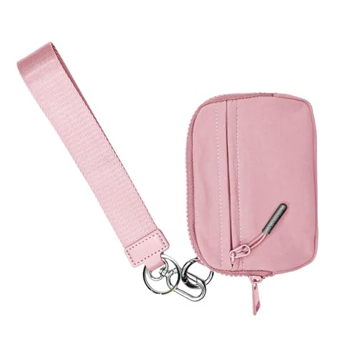 Ruwshuuk Portemonnaie mit Umhängeband, Portemonnaie mit Umhängeband - Kleine Geldbörsen | Kleine Geldbörsen, Reißverschluss-Geldbörse, kleine Geldbörse, Mehrzweck-Schlüsseltasche mit Reißverschluss von Ruwshuuk