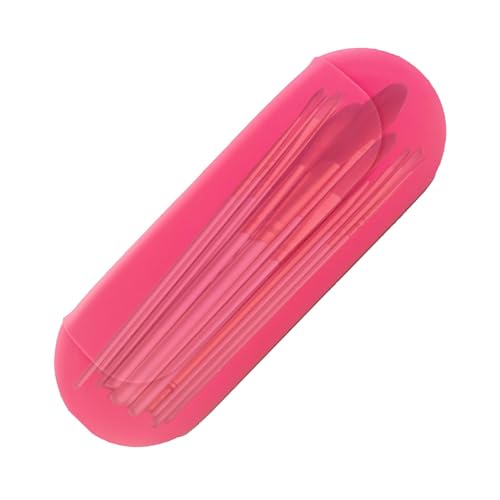 Ruwshuuk Reise-Make-up-Tasche – Kosmetik-Gesichtspinsel-Halter, Make-up-Pinseltasche, Kosmetikpinselhalter, Make-up-Tasche, Make-up-Organizer, Kosmetiktasche für Reisen, hot pink, Refer to Ruwshuuk Reise-Make-up-Tasche – Kosmetik-Gesichtspinsel-Halter, Make-up-Pinseltasche, Kosmetikpinselhalter, Make-up-Tasche, Make-up-Organizer, Kosmetiktasche für Reisen, hot pink, Refer to von Ruwshuuk