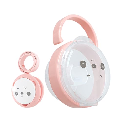 Ruwshuuk Schnuller-Schutzhülle | Praktisches Schnuller-Behälter-Set Mit Staubschutzdeckel - Leichtes Staubdichtes Reisezubehör Für Babys Und Kleinkinder Mädchen von Ruwshuuk