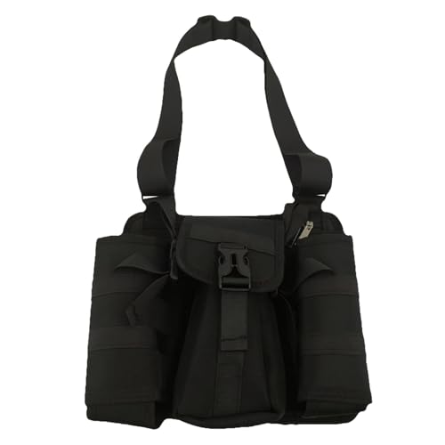 Ruwshuuk Wasserflaschenhalter-Tasche, Sport-Schultertasche - Sport-Workout-Umhängetasche mit Mehreren Taschen für Wasserflaschen,Reise-Wander-Umhängetasche mit Karabinern zum Radfahren, von Ruwshuuk