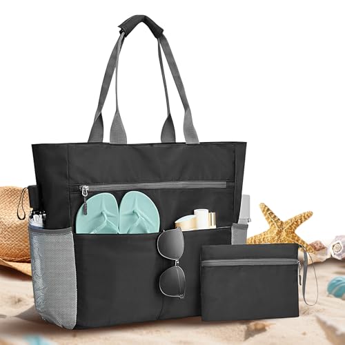 Ruwshuuk tasche - - und Pool-Taschen wasserfest - Organizer Sanddicht Faltbare Tasche Mit Platz Für Urlaub Wasserflaschen Sonnenbrille Pool Frauen Ausflug Boot Reisen von Ruwshuuk