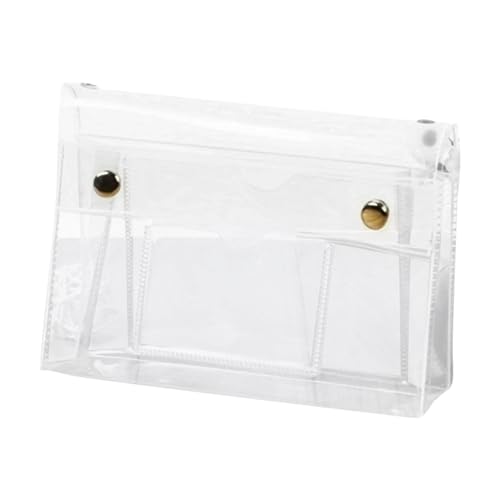 Ruyeiig Makeup-Tasche - 6-Fach Stiftemappe - Klare Aufbewahrung Für Kosmetik Schreibwaren Erwachsene Jugendliche Schule Reise von Ruyeiig