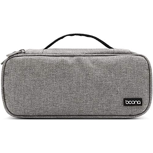 Ruyosn Kabel Organizer Tasche Wasserdicht Kabeltasche Klein Festplattentasche Elektronische Tasche Elektro Organizer Cable Bag Elektronik Zubehör Organisator Kabel Laptop Netzteil, grau von Ruyosn