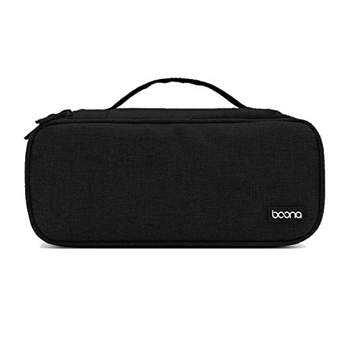 Ruyosn Kabel Organizer Tasche Wasserdicht Kabeltasche Klein Festplattentasche Elektronische Tasche Elektro Organizer Cable Bag Elektronik Zubehör Organisator Kabel Laptop Netzteil, schwarz von Ruyosn
