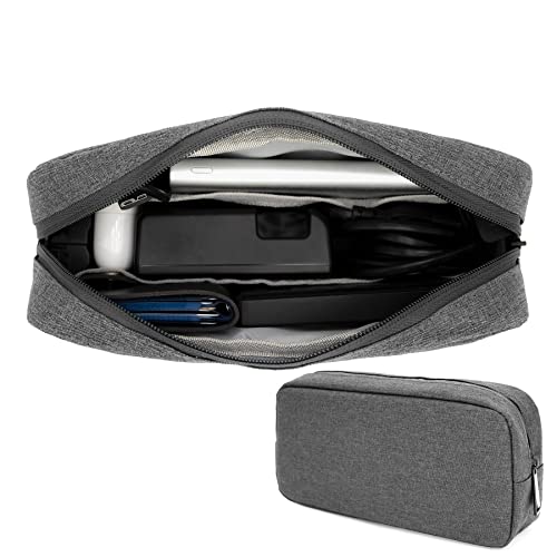 Ruyosn Kabel Organizer Tasche Wasserdicht Kabeltasche Klein Festplattentasche Elektronische Tasche Elektro Organizer Cable Bag Elektronik Zubehör Organisator Kabel Laptop Netzteil Grau S von Ruyosn