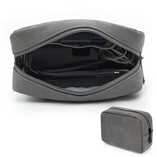 Ruyosn Kabeltasche Klein Kabel Organizer Tasche Wasserdicht Festplattentasche Elektronische Tasche Elektro Organizer Cable Bag Elektronik Zubehör Organisator Kabel, Dunkelgrau von Ruyosn