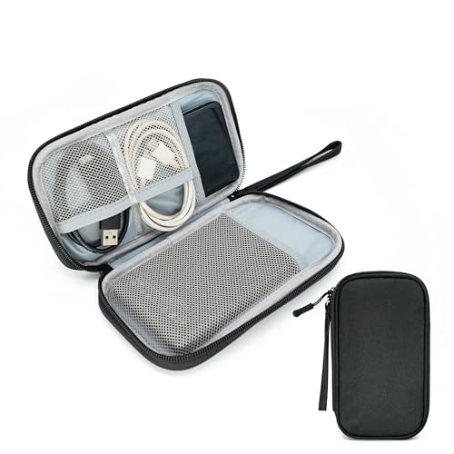 Ruyosn Kabeltasche Organizer Reise Wasserdicht Kleine Tasche Organizer Elektronische Tasche Elektro Organizer Cable Bag Elektronik Zubehör Organisator Kabel Schwarz von Ruyosn