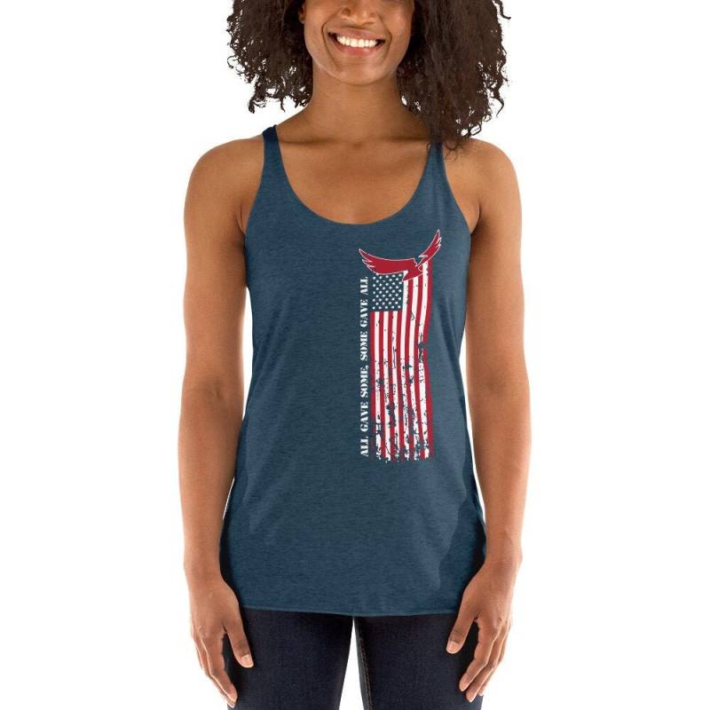 Crossfit Memorial Day Usa Flagge Adler Damen Racerback Tank, All Gave Some Crossfit Memorial Day Usa Flagge Adler Damen Racerback Tank, All Gave Some von RxAndTee