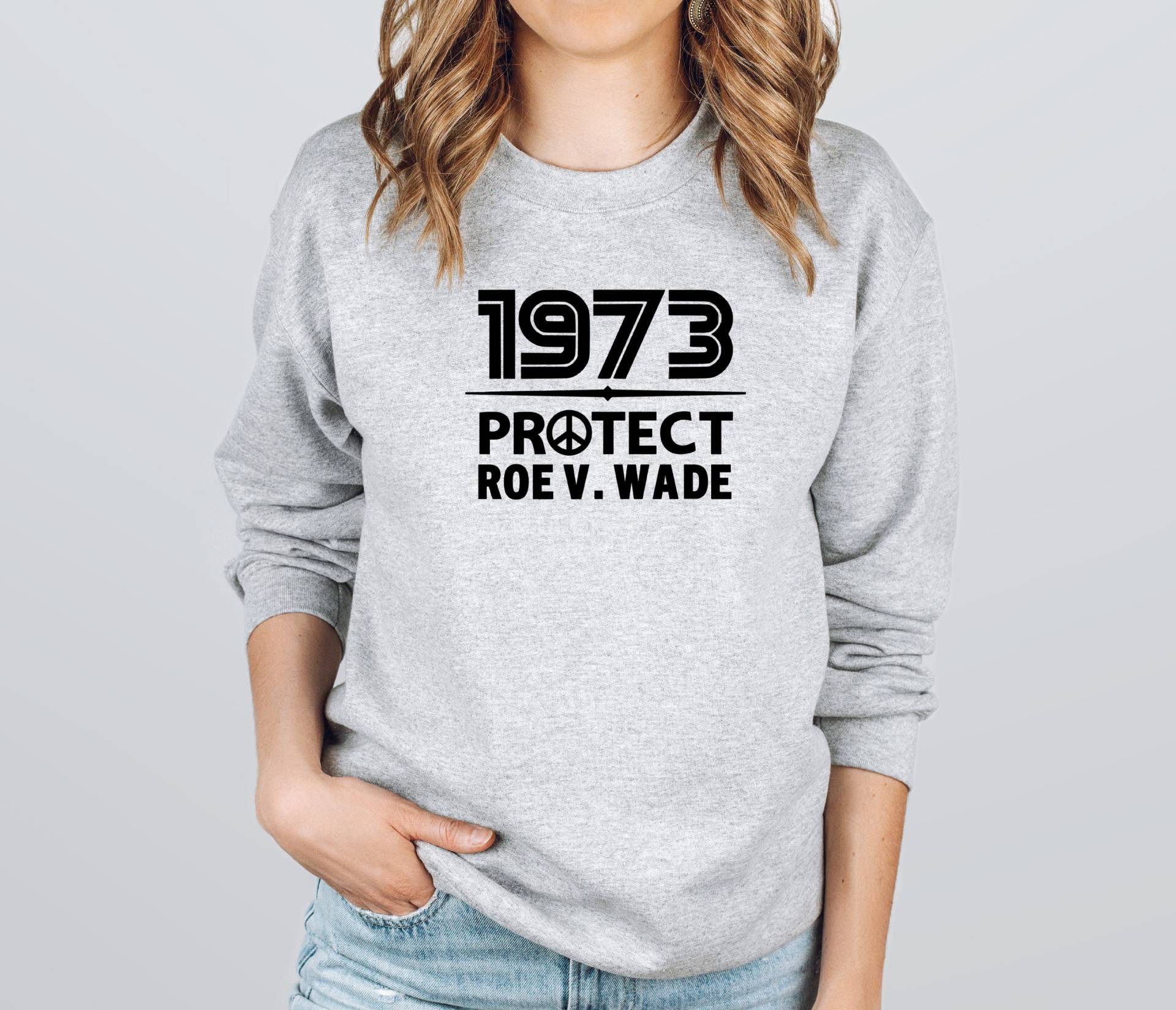 1973 Protect Roe Shirt, V Wade Pullover, 73 Pro Wahl Sweatshirt, Frauenrechte, Texas Abbruchgesetz Langarm T-Shirts Für Frauen von RyLexDesign