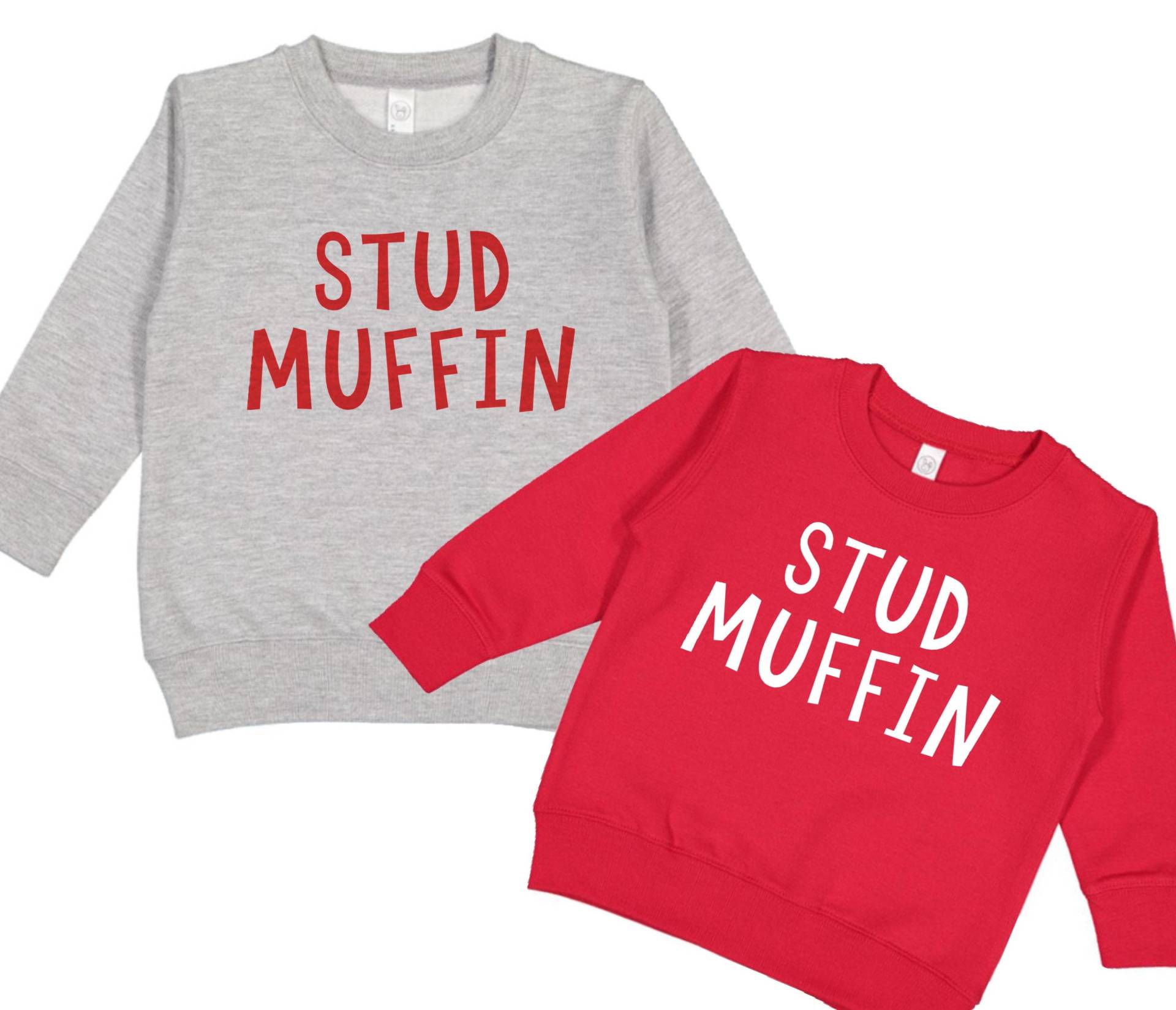 stud Muffin Jungen Valentine Crewneck Sweatshirt - Valentinstag Fleece Pullover Meistverkaufte Valentines von RyLexDesign