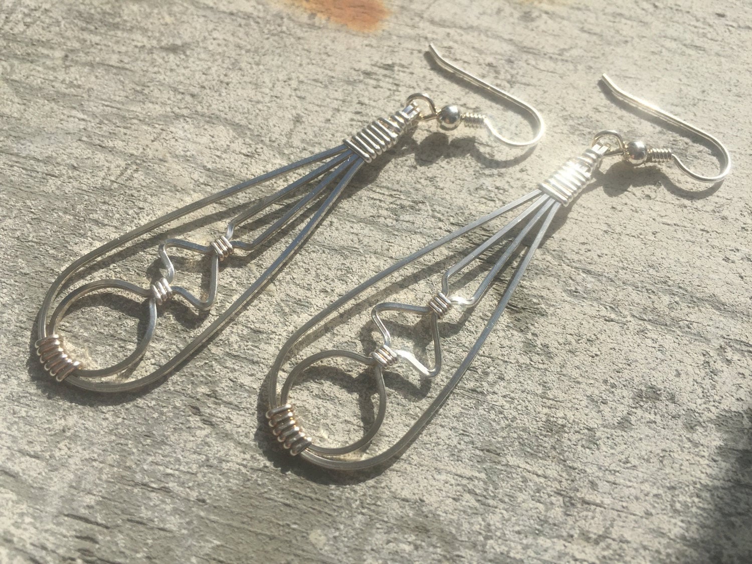 Inka Design Tropfen Und Baumbaum Ohrringe Draht Gewickelt Schmuck von RyanEure