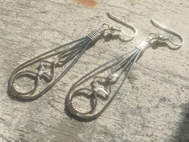 Inka Design Tropfen Und Baumbaum Ohrringe Draht Gewickelt Schmuck von RyanEure