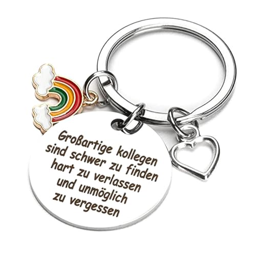 Ryaupy Schlüsselanhänger, Mutmacher Geschenk Schlüsselanhänger, abschiedsgeschenk kollegen, beste kollegin danke geschenk, jobwechsel geburtstag lieblingskollegin geschenk von Ryaupy