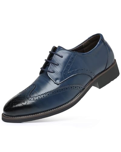 Ryehack Männer Brocker Schuhe Formschuhe Büro Derby Leder Schnürung Mode Hochzeit Schuhe Fahrschuhe Business Kleid Oxford von Ryehack