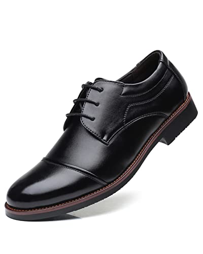 Ryehack Männer formelle Schuhe Leder Oxford Schuhe Schnürschuhe Schwarz Schuhe Business Derby Schuhe Anzug Smoking Schuhe von Ryehack