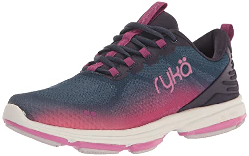 Ryka Damen Devotion Plus 4 Wanderschuh Sneaker, Blau/Beere, 37.5 EU Weit von Ryka