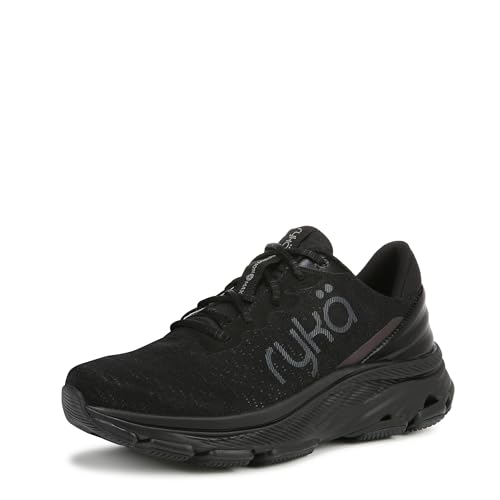 Ryka Damen Devotion X Max Rs Sneaker, Schwarz, 38 EU Weit von Ryka