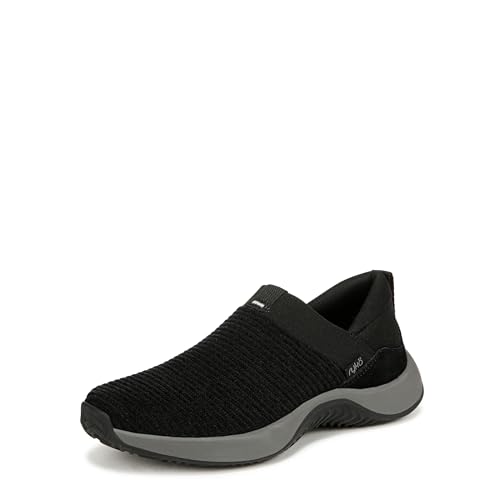 Ryka Damen Encore Knit Plus Slip On Sneaker, Schwarzer Strickstoff, 6 Wide von Ryka