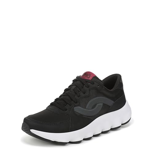 Ryka Damen Podflow Retro Sneaker, Schwarzes Netzgewebe, 6.5 Wide von Ryka