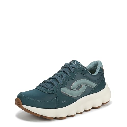 Ryka Damen Podflow Retro Sneaker, Tiefseegrünes Netzgewebe, 7 Wide Ryka Damen Podflow Retro Sneaker, Tiefseegrünes Netzgewebe, 7 Wide von Ryka