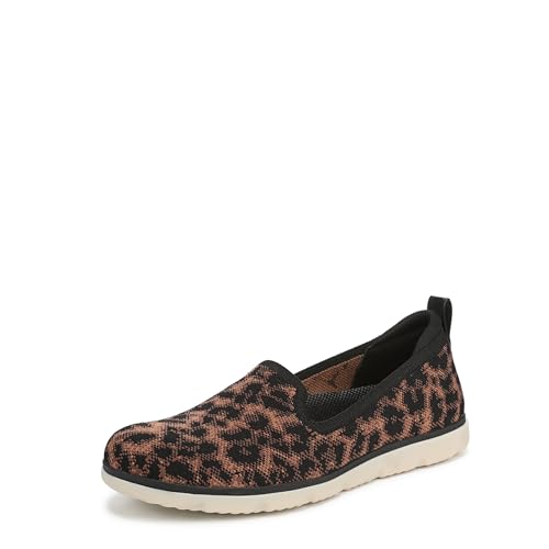 Ryka Müheloser Damen-Sneaker zum Reinschlüpfen, Leoparden-Strickstoff, 11 Wide Ryka Müheloser Damen-Sneaker zum Reinschlüpfen, Leoparden-Strickstoff, 11 Wide von Ryka
