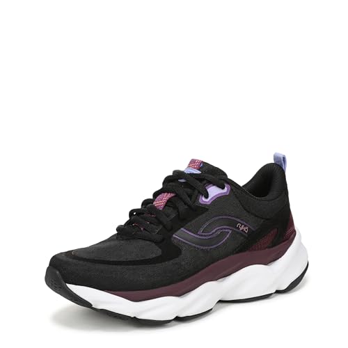 Ryka Rezorb Max Damen-Sneaker, Schwarzes Netzgewebe, 10 Wide Ryka Rezorb Max Damen-Sneaker, Schwarzes Netzgewebe, 10 Wide von Ryka