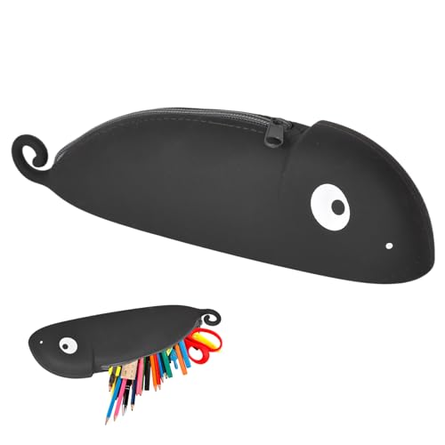 Rylae Federmäppchen,Mäppchen,Kawaii Federmäppchen,Weiche Silikontasche,Tier Stifthalter,Stifthalter Bleistifttasche Mädchen Junge von Rylae