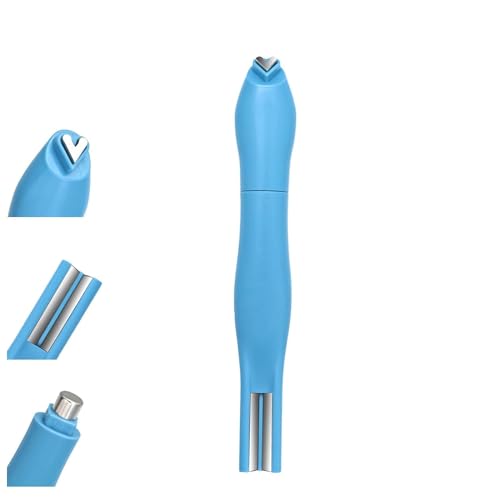 Katzenaugen-Nagelmagnetwerkzeug, 3-in-1 Herzform, runde Linienform, Nagelkunst-Magnetstift, Herzschlangen-Design, Maniküre-Stab für Damen/Mädchen (Blau) von RynoPulse