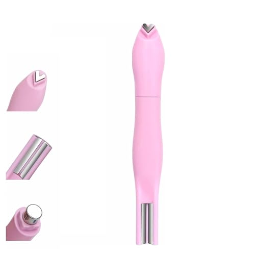 Katzenaugen-Nagelmagnetwerkzeug, 3 in 1 Herzform, runde Linienform, Nagelkunst-Magnetstift, Herzschlangen-Design, Maniküre-Stab für Damen/Mädchen (Rosa) von RynoPulse