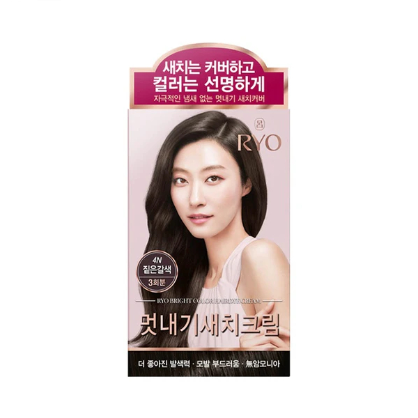 Ryo Hair - Bright Color Hair Dye Cream - 1set - 4N Deep Brown von Ryo Hair