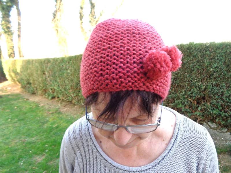 Handgemachte Rostfarbene Damenmütze Aus Dicker Acrylwolle von RyryseCreations