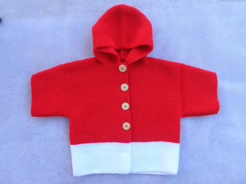 Kapuzenweste 4 Jahre, Acrylwolle von RyryseCreations