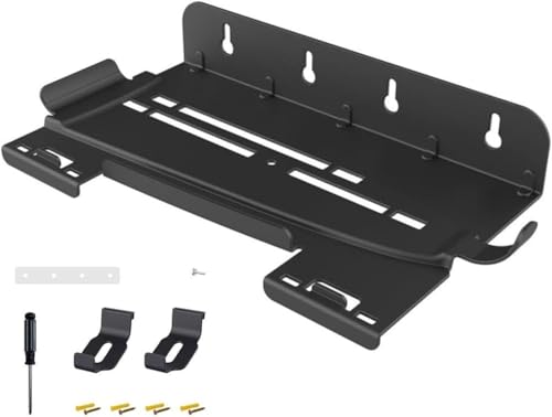 Rysydant PS5 Pro Konsolenhalterungs-Set, Wandhalterung mit abnehmbarem Controller-Halter und Kopfhörer-Aufhänger, einfache Installation mit Zubehör, platzsparender Organizer (248 x 135 x 52 mm) von Rysydant