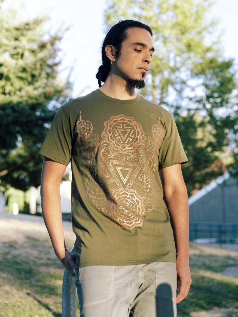 Aszendent Chakra Shirt/Unisex Heilige Geometrie Kleidung Festival + Streetwear von Rythmatix