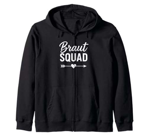 Braut Squad JGA Team Hochzeit Damen Kapuzenjacke Braut Squad JGA Team Hochzeit Damen Kapuzenjacke von RyuTora