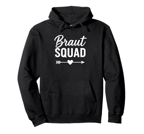 Braut Squad JGA Team Hochzeit Damen Pullover Hoodie Braut Squad JGA Team Hochzeit Damen Pullover Hoodie von RyuTora