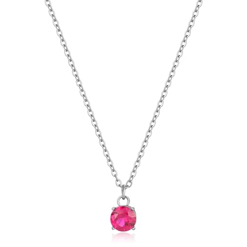 S'Agapõ Damen-Halskette aus Stahl | Kollektion Dazzly - SDZ02, 440mm, Edelstahl von S’AGAPÕ