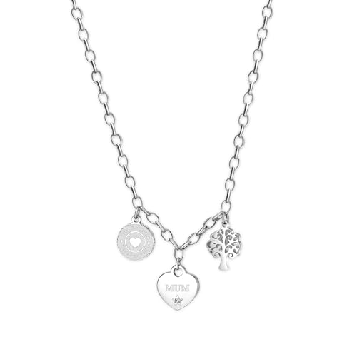 S'Agapõ Damen-Halskette aus Stahl | Kollektion Happy - SHAR04, 440mm, Edelstahl, Kristall S'Agapõ Damen-Halskette aus Stahl | Kollektion Happy - SHAR04, 440mm, Edelstahl, Kristall von S’AGAPÕ