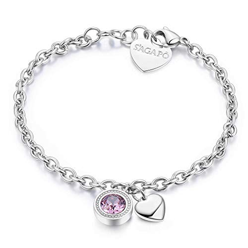 Sagapo Lucky Light SKT11 Armband mit Herzmotiv Sagapo Lucky Light SKT11 Armband mit Herzmotiv von S’AGAPÕ