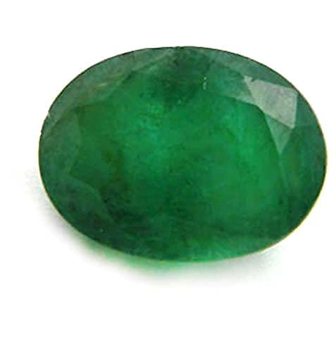 S Kumar Gems & Jewels 5.00 Ratti Grüner Smaragdstein (Panna) Original Echter Stein Feind Männer und Frauen Muschel Smaragd, Shell, Smaragd von S Kumar Gems & Jewels