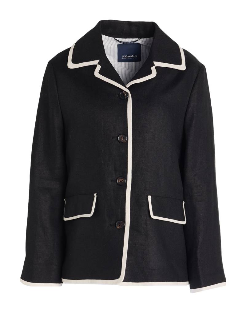 'S MAX MARA Jacke & Anorak Damen Schwarz von 'S MAX MARA