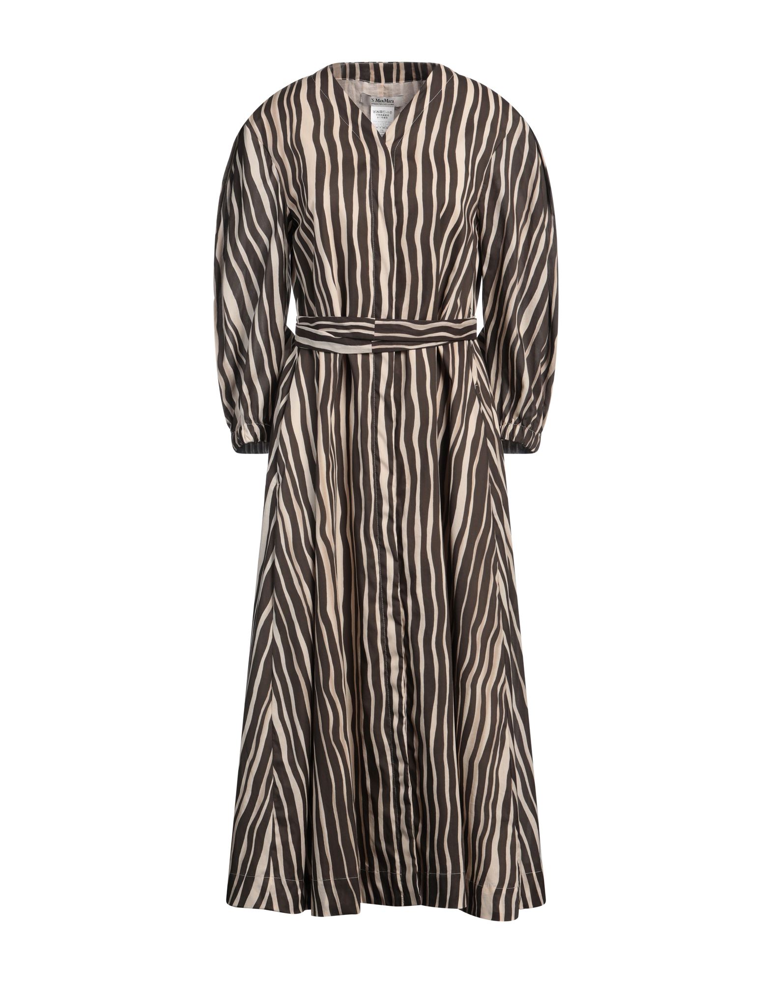 'S MAX MARA Midi-kleid Damen Dunkelbraun von 'S MAX MARA