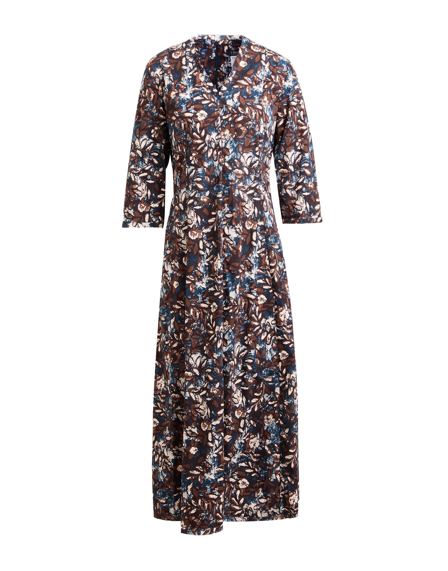 'S MAX MARA Midi-kleid Damen Schokobraun 'S MAX MARA Midi-kleid Damen Schokobraun von 'S MAX MARA