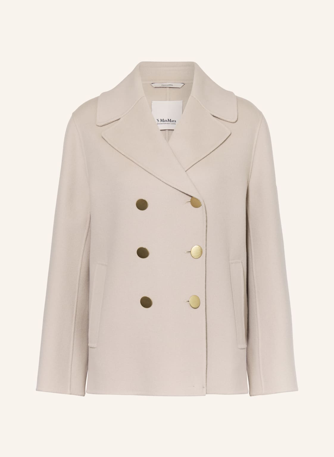 S Max Mara Cabanjacke Margot beige von S Max Mara