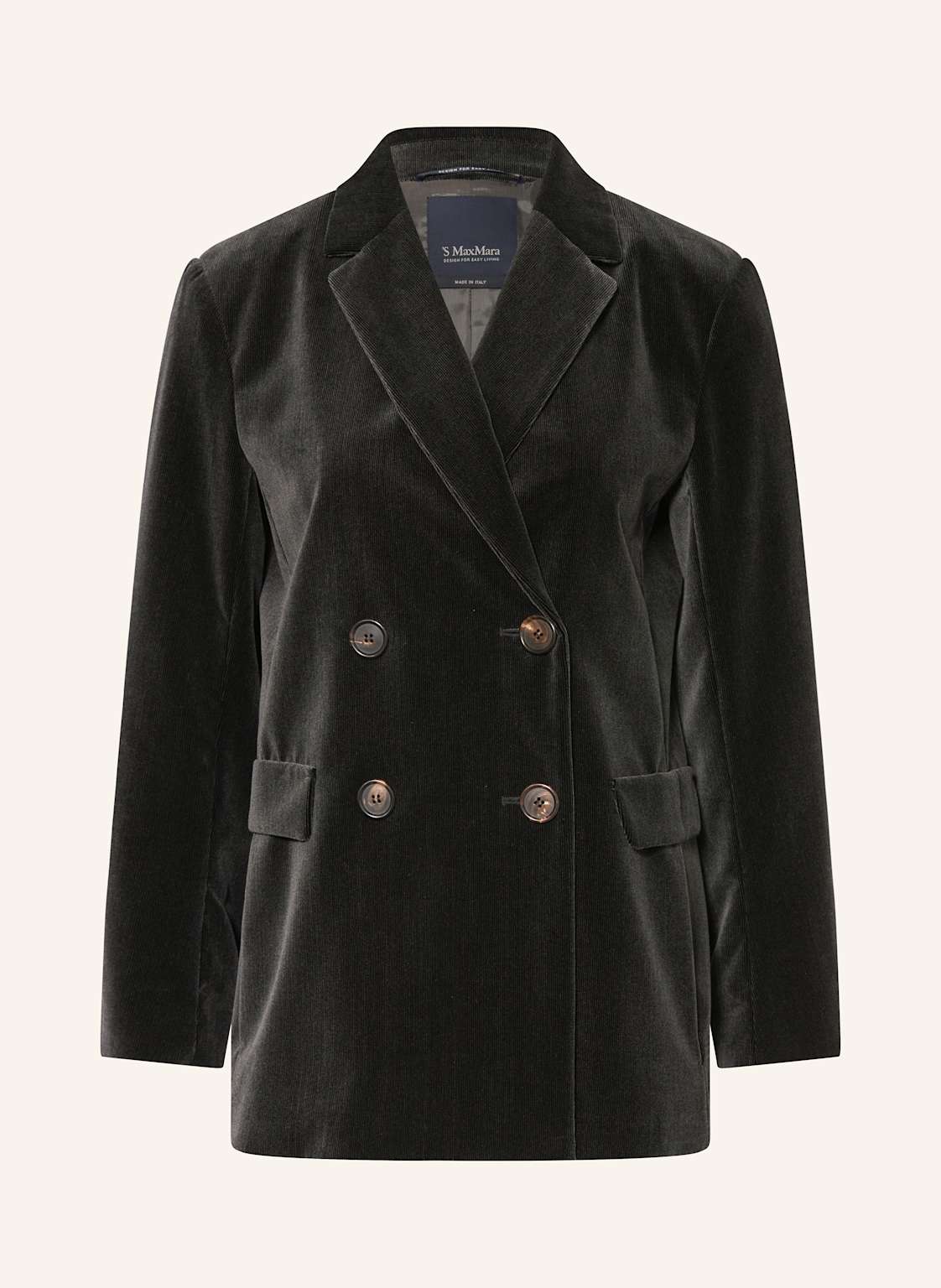 S Max Mara Cordblazer Prisca grau von S Max Mara