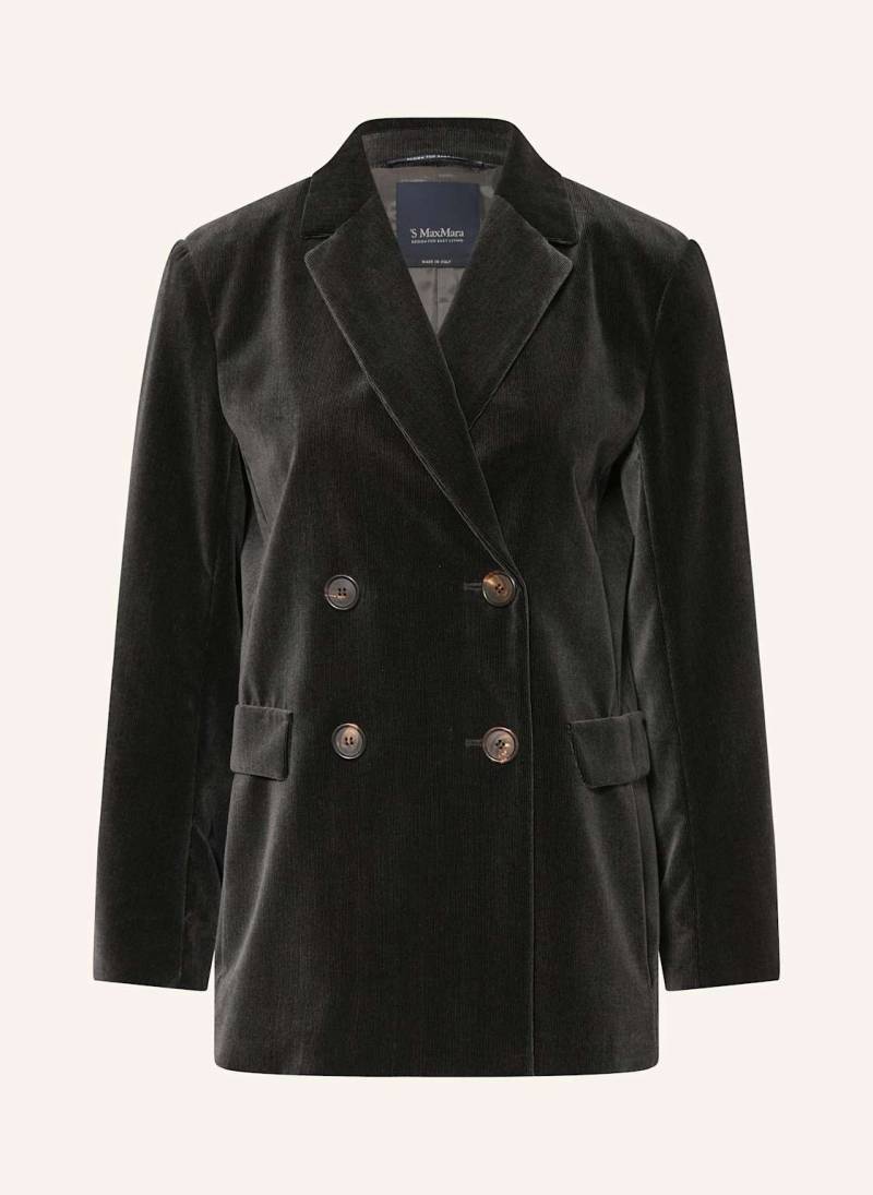 S Max Mara Cordblazer Prisca grau von S Max Mara