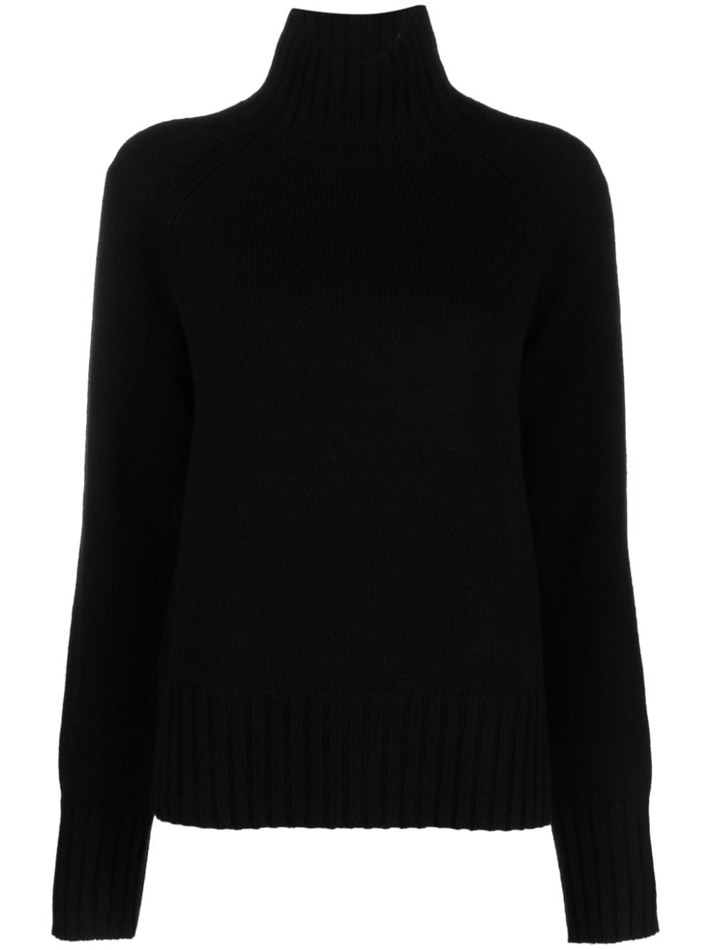 'S Max Mara Rollkragenpullover mit tiefen Schultern - Schwarz von 'S Max Mara