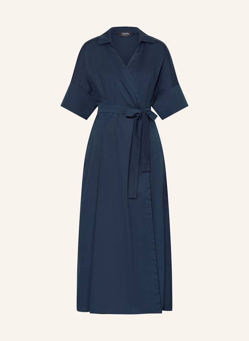 S Max Mara Wickelkleid Sarah blau von S Max Mara